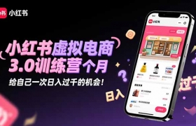 小红书虚拟店铺:在小红书开店卖虚拟资源变现