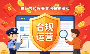 参加领行网站合规运营内容整顿活动赢积分、送会员！