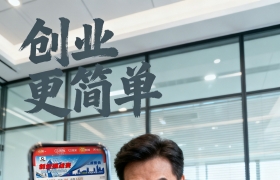 领行创服推广海报（根据需要自己替换对应的推广码）