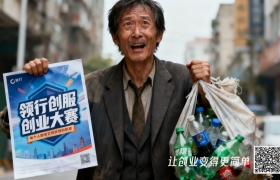 领行创服创业大赛推广素材（把推广码换成自己的）