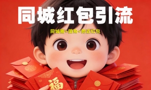 LBS附近同城红包+拼团+同城圈系统