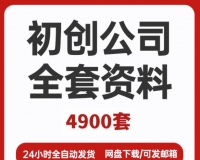 初创公司章程企业注册股权设计方案合同模板全套资料