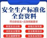 生产标准化全套资料三级企业车间管理制度应急预案台账