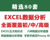 可视化excel数据分析biquery数据函数pivot透视表视频教程